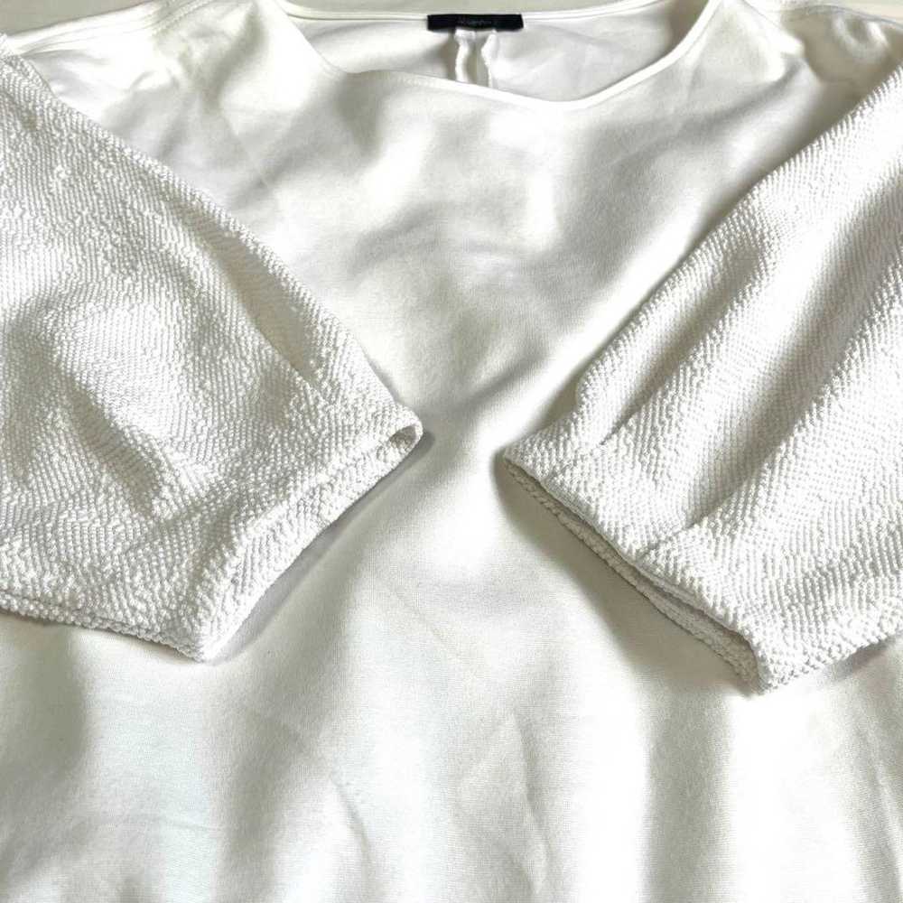 Vintage ✨ URBAN RESEARCH ROSSO Pullover White 3/4… - image 10