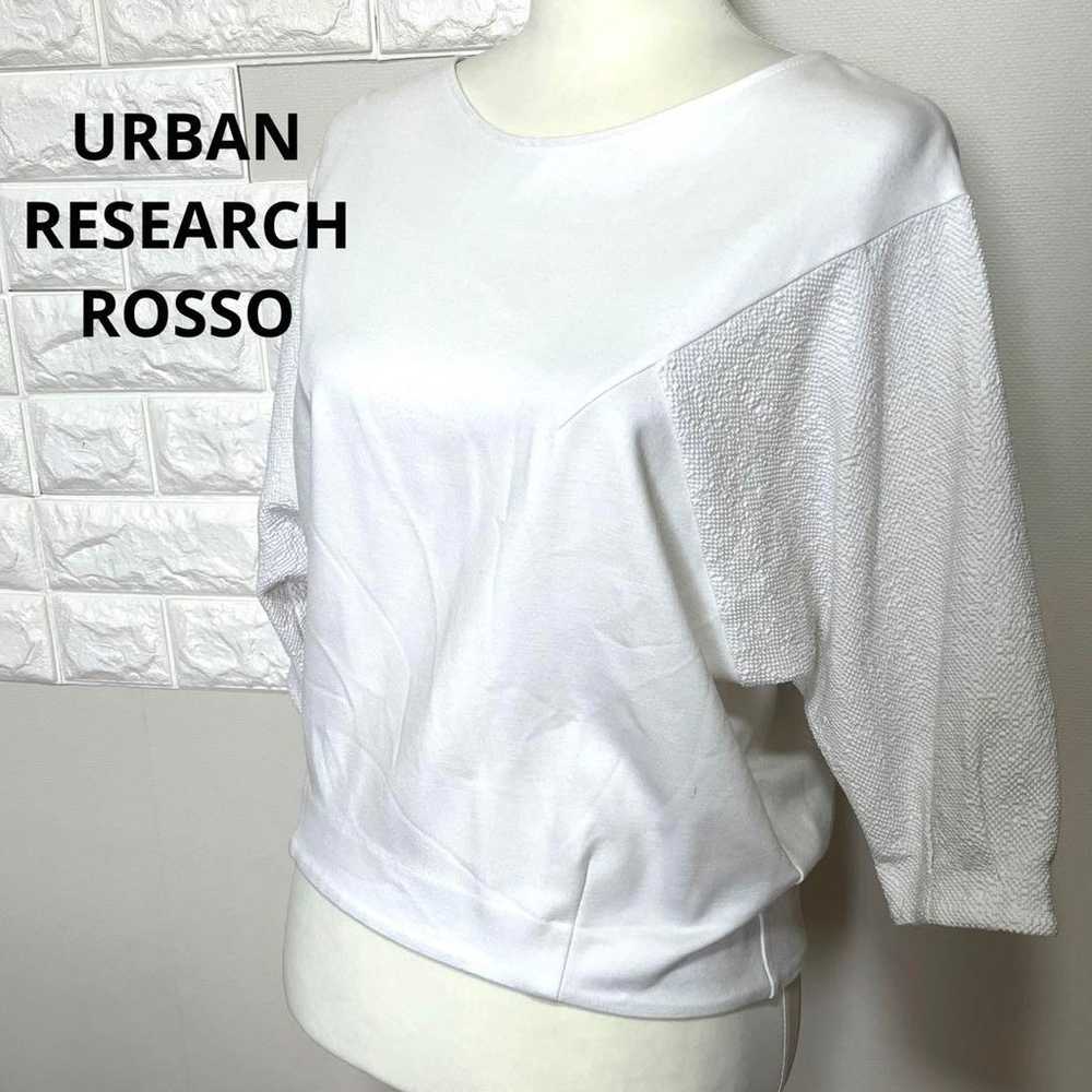 Vintage ✨ URBAN RESEARCH ROSSO Pullover White 3/4… - image 1