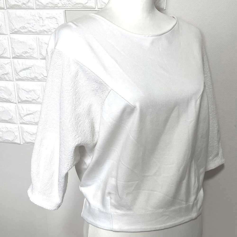 Vintage ✨ URBAN RESEARCH ROSSO Pullover White 3/4… - image 4