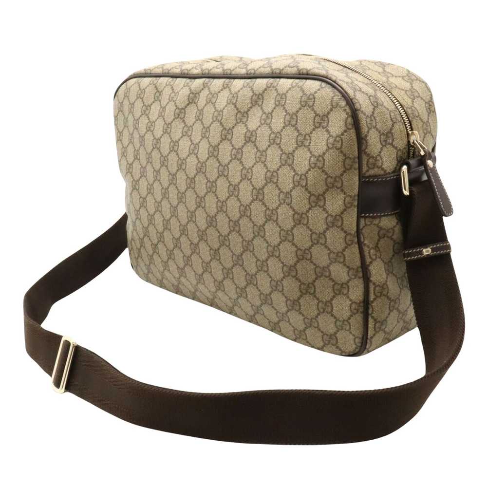 Gucci Gg Supreme Beige Canvas Shoulder Bag (Pre-O… - image 2