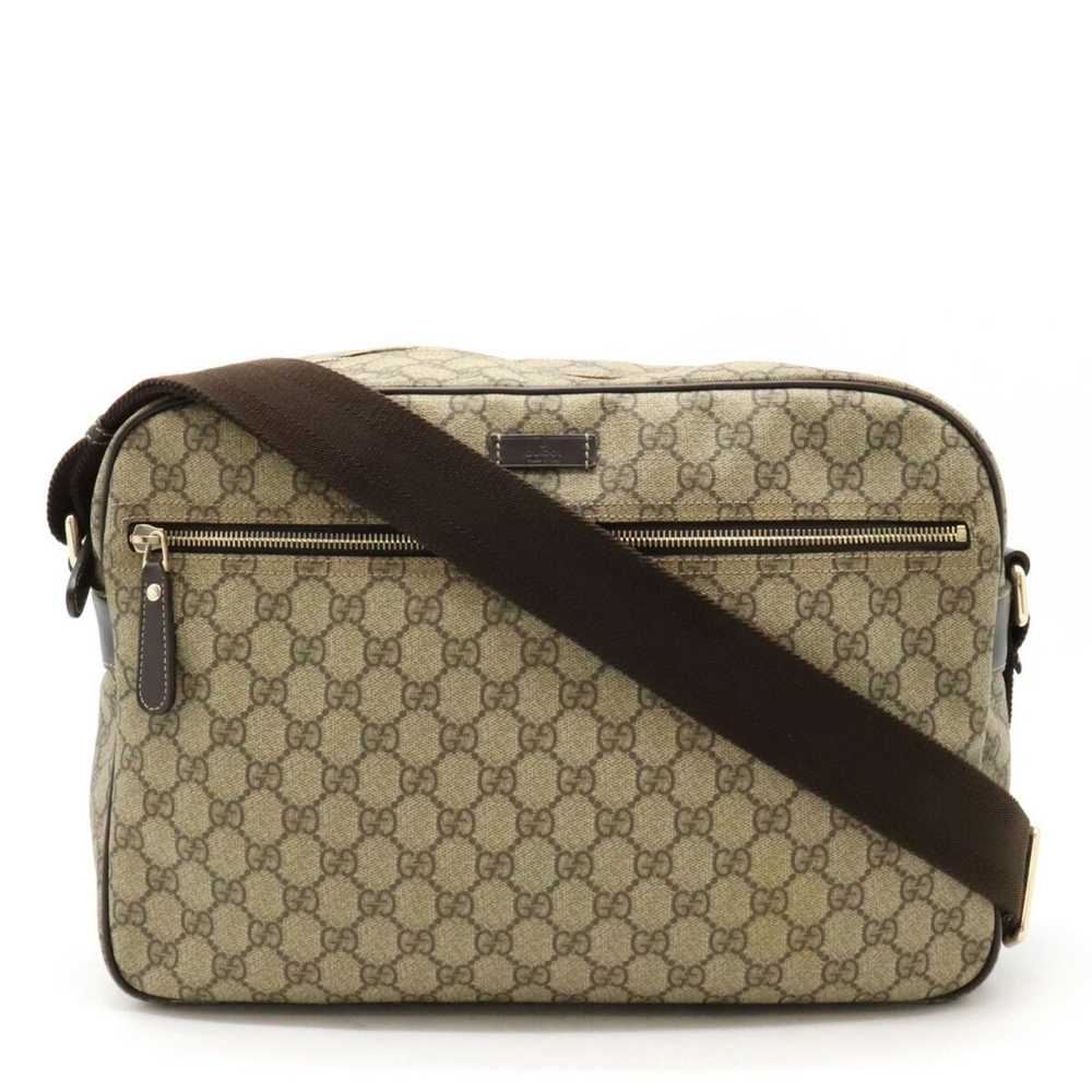 Gucci Gg Supreme Beige Canvas Shoulder Bag (Pre-O… - image 9