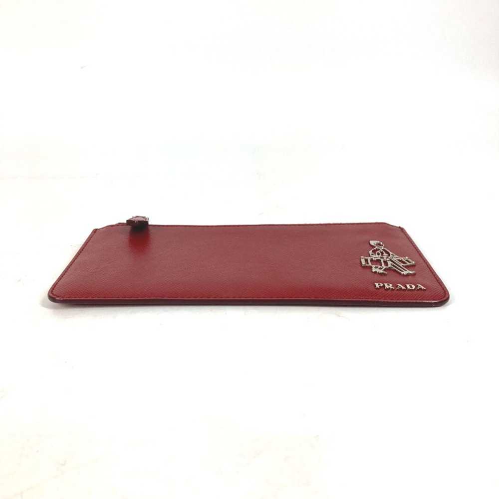 Prada Saffiano Red Leather Wallet (Pre-Owned) - image 3