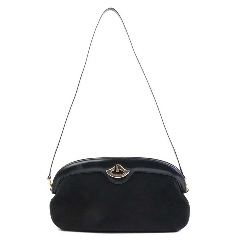 Gucci Black Leather Shoulder Bag (Pre-Owned) - image 1