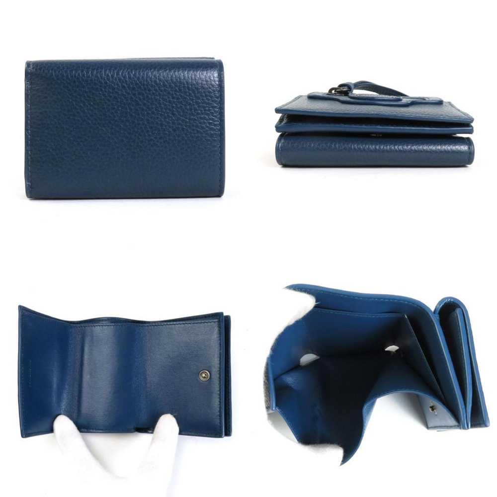 Balenciaga Navy Leather Wallet (Pre-Owned) - image 3