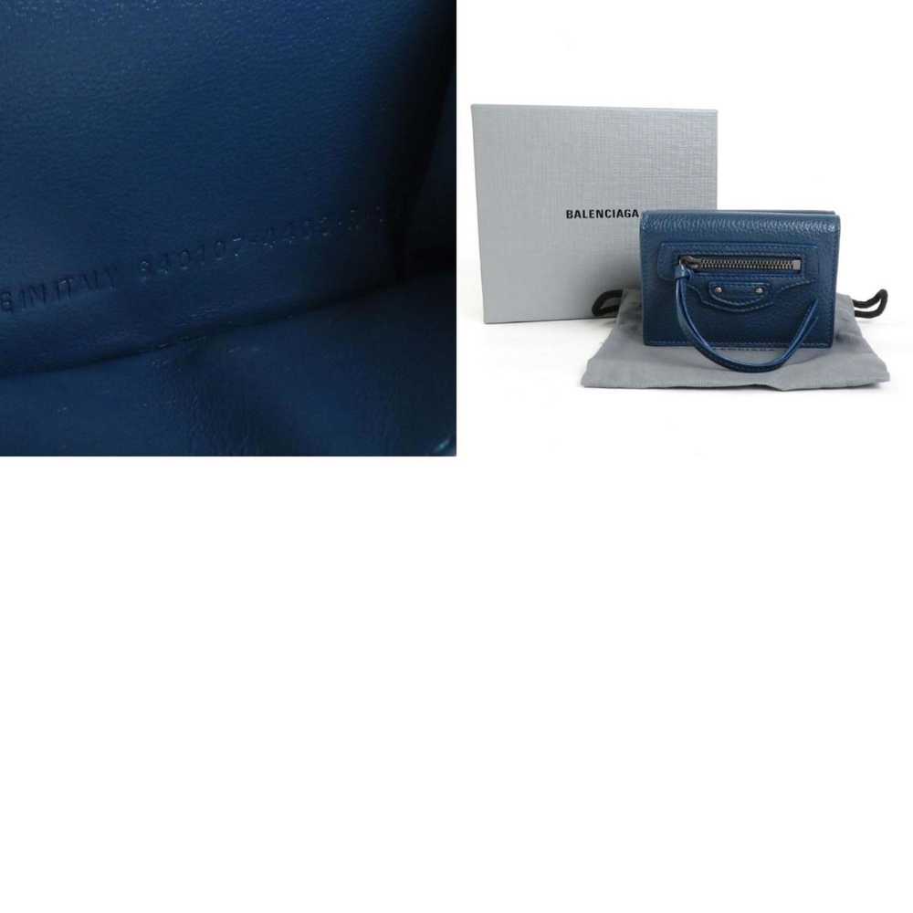 Balenciaga Navy Leather Wallet (Pre-Owned) - image 4