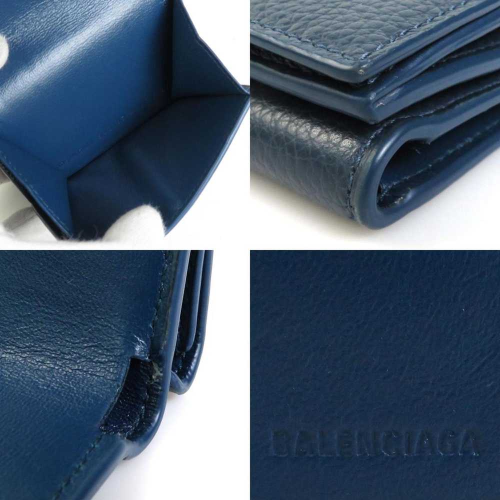 Balenciaga Navy Leather Wallet (Pre-Owned) - image 5