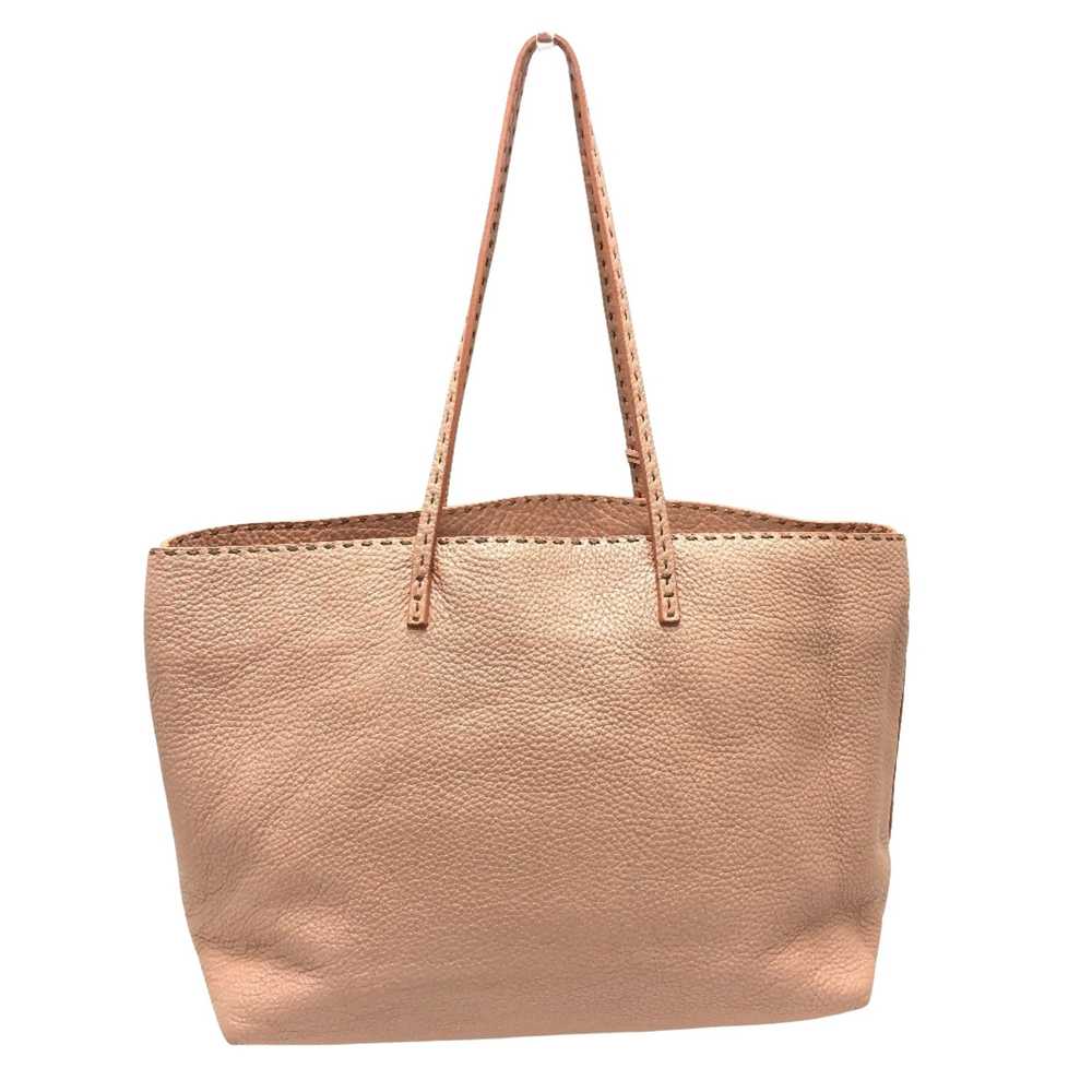 Fendi Selleria Beige Leather Tote Bag (Pre-Owned) - image 2