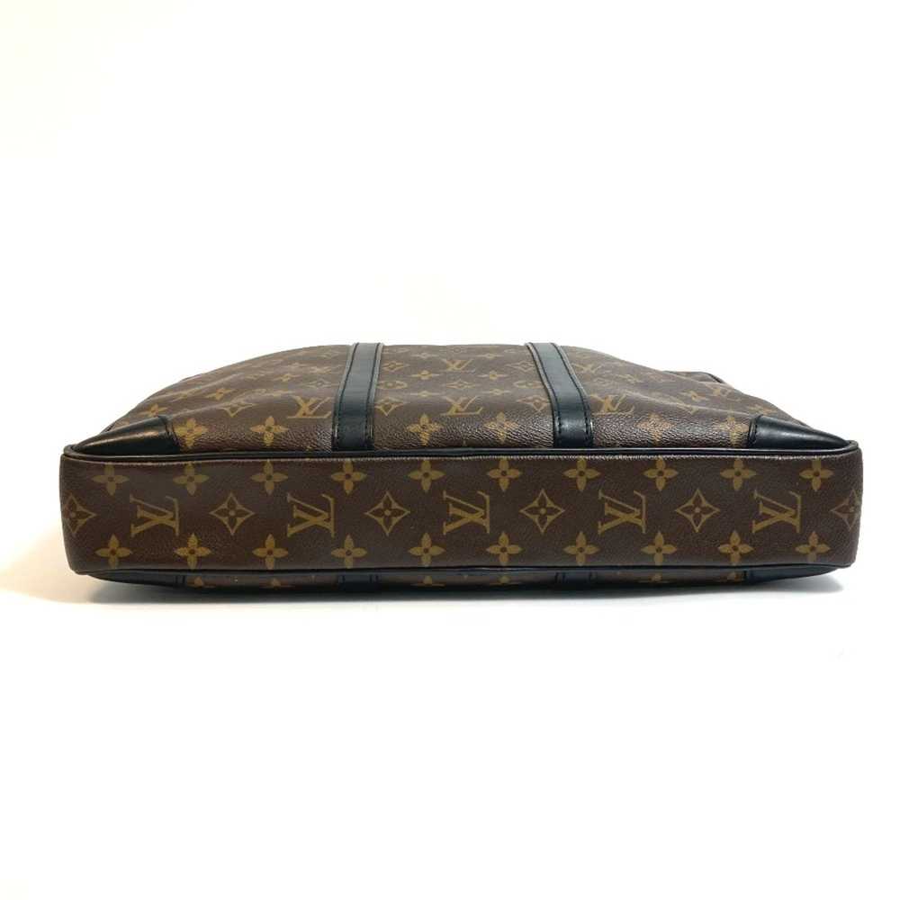 Louis Vuitton Macassar Brown Canvas Briefcase Bag… - image 3