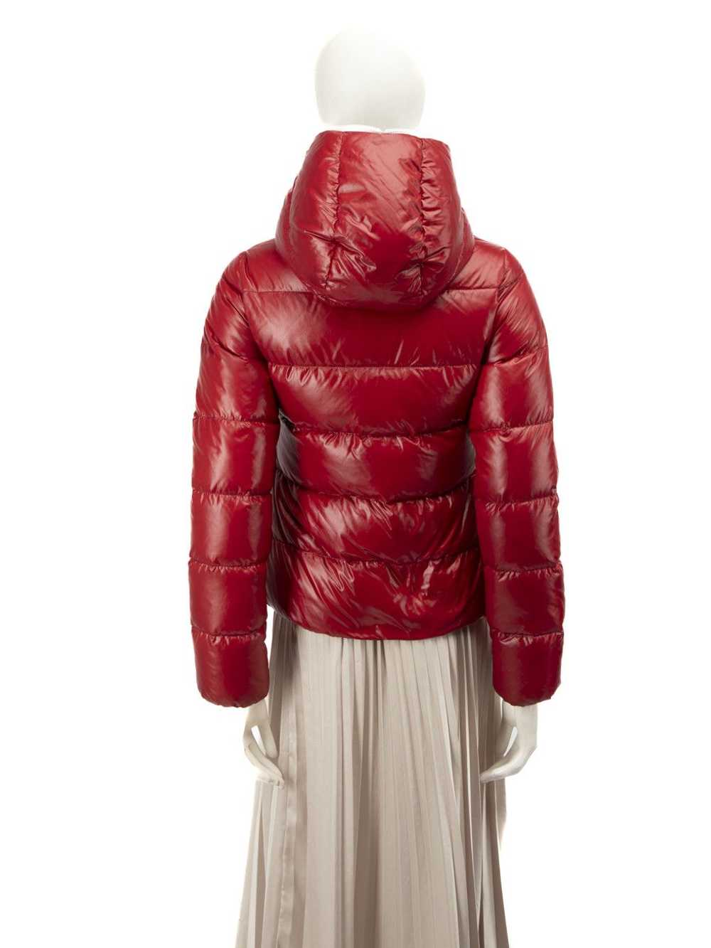 Duvetica Red Full Zip Down Puffer Coat - image 3