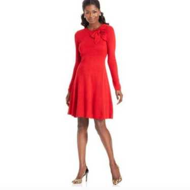 Eliza J. Red Sweater Dress Size Large