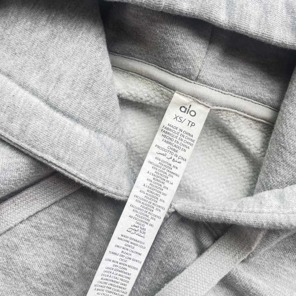 Alo Yoga heather grey alo everyday full zip hoodie - image 3