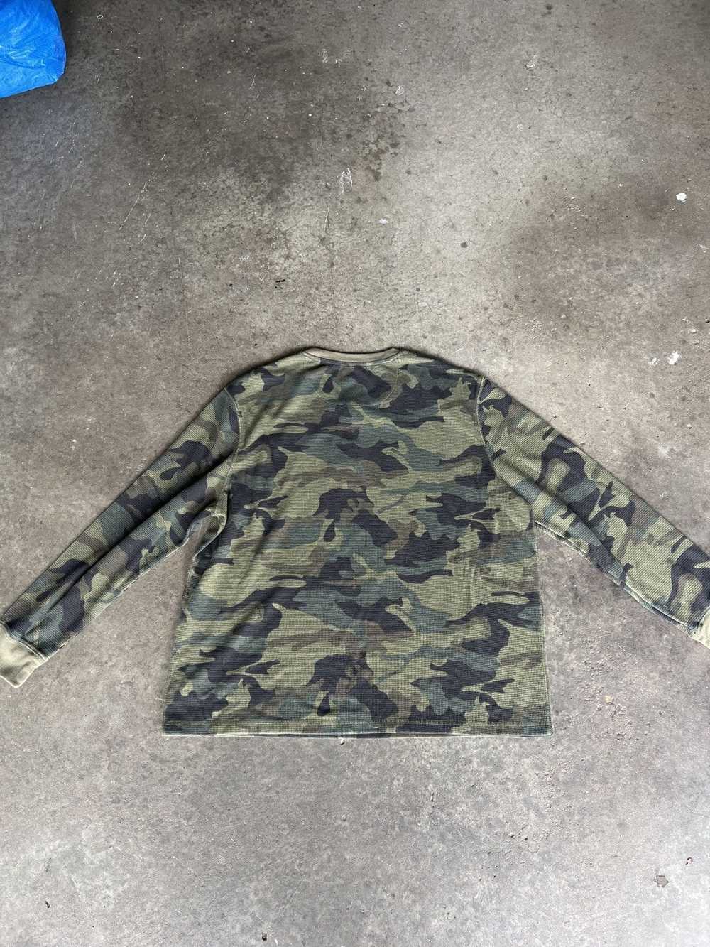 Vintage Y2K Faded Glory Camo thermal shirt - image 6