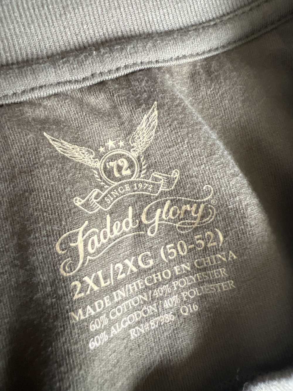 Vintage Y2K Faded Glory Camo thermal shirt - image 7