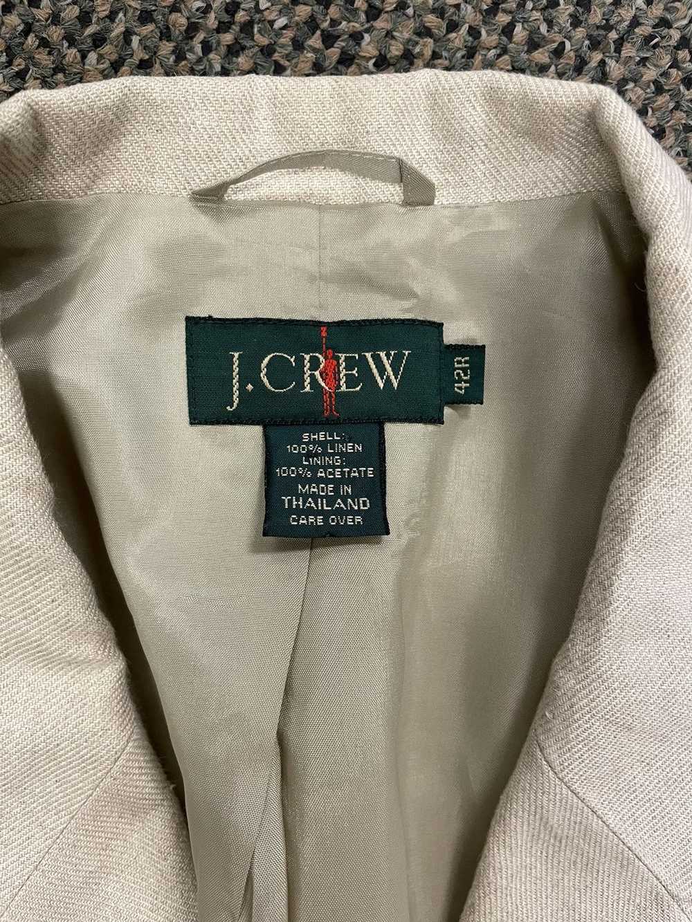 J.Crew × Vintage 3-Button Linen Jacket - image 2