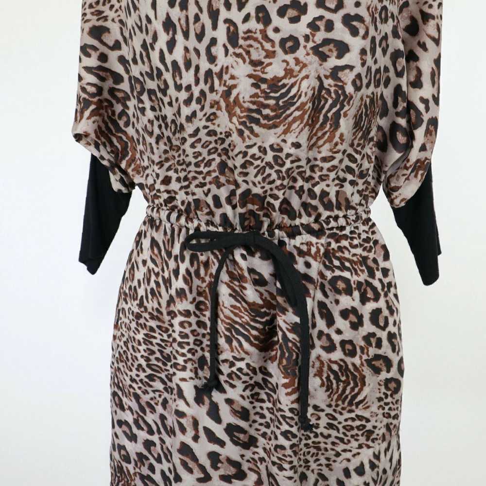 Robert Rodriguez Silk Mini Dress in Leopard Print… - image 7