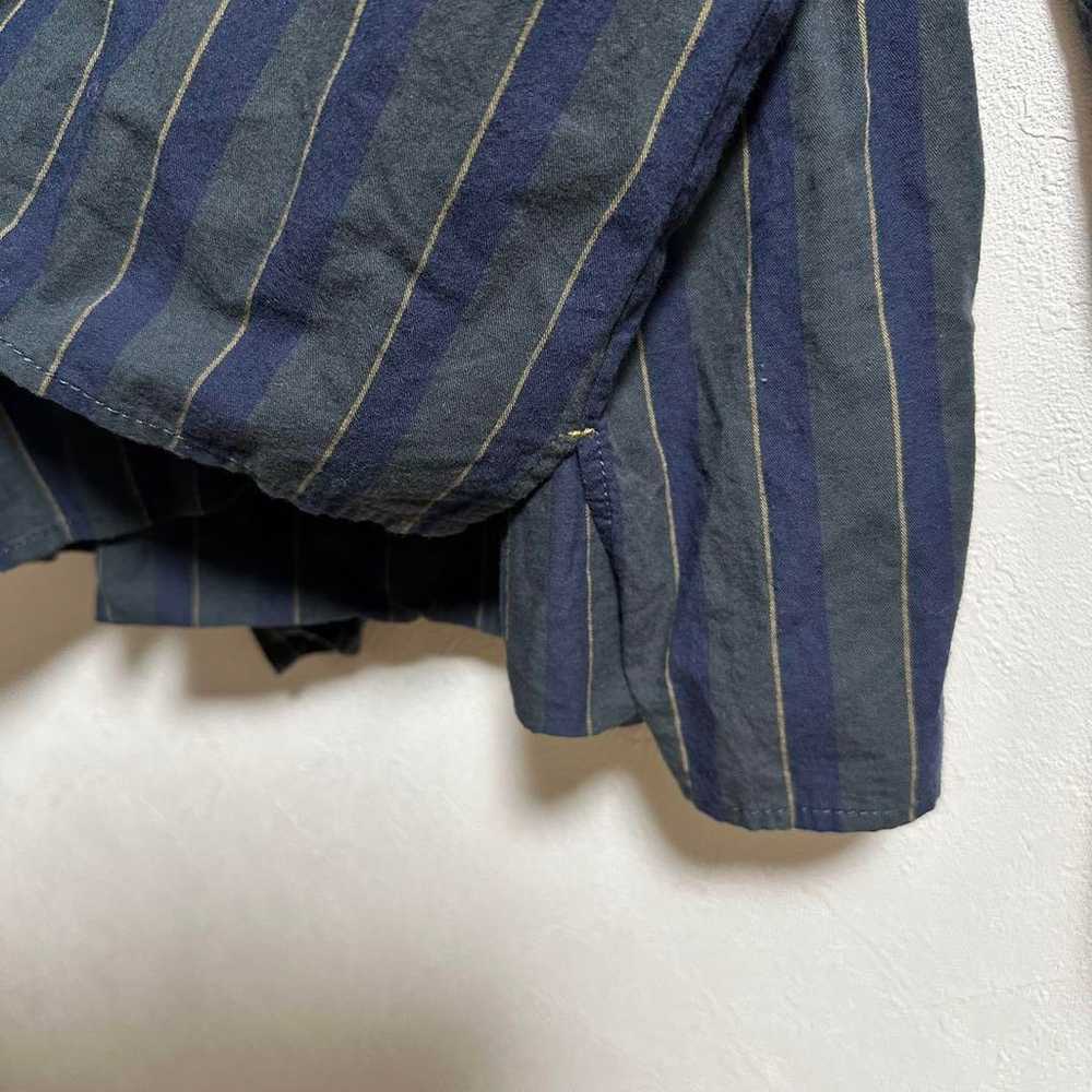 [Noth Track] Shirt, Stripe, Long Sleeve, Embroide… - image 12