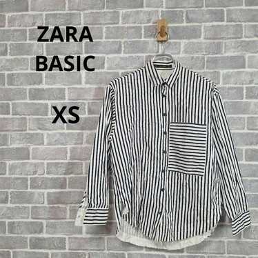 ZARA BASIC Zara Basic Blouse Stripe 100% Cotton