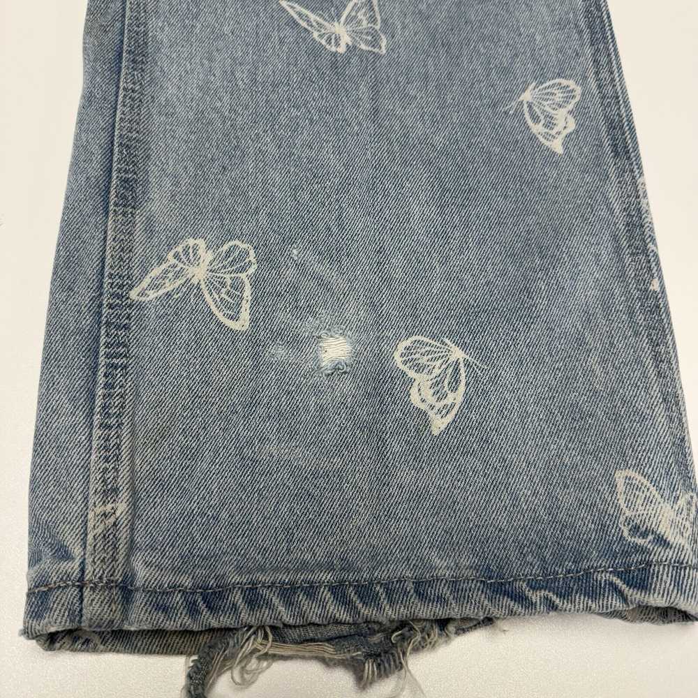 Vintage Simple Society Butterfly Jeans Womens 9/2… - image 12