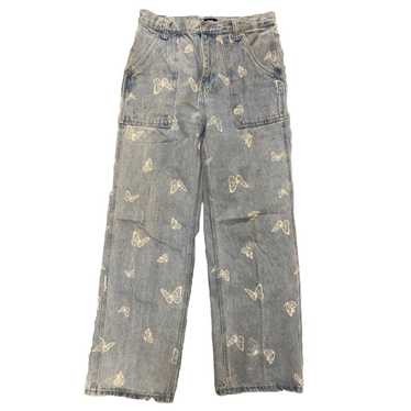 Vintage Simple Society Butterfly Jeans Womens 9/2… - image 1