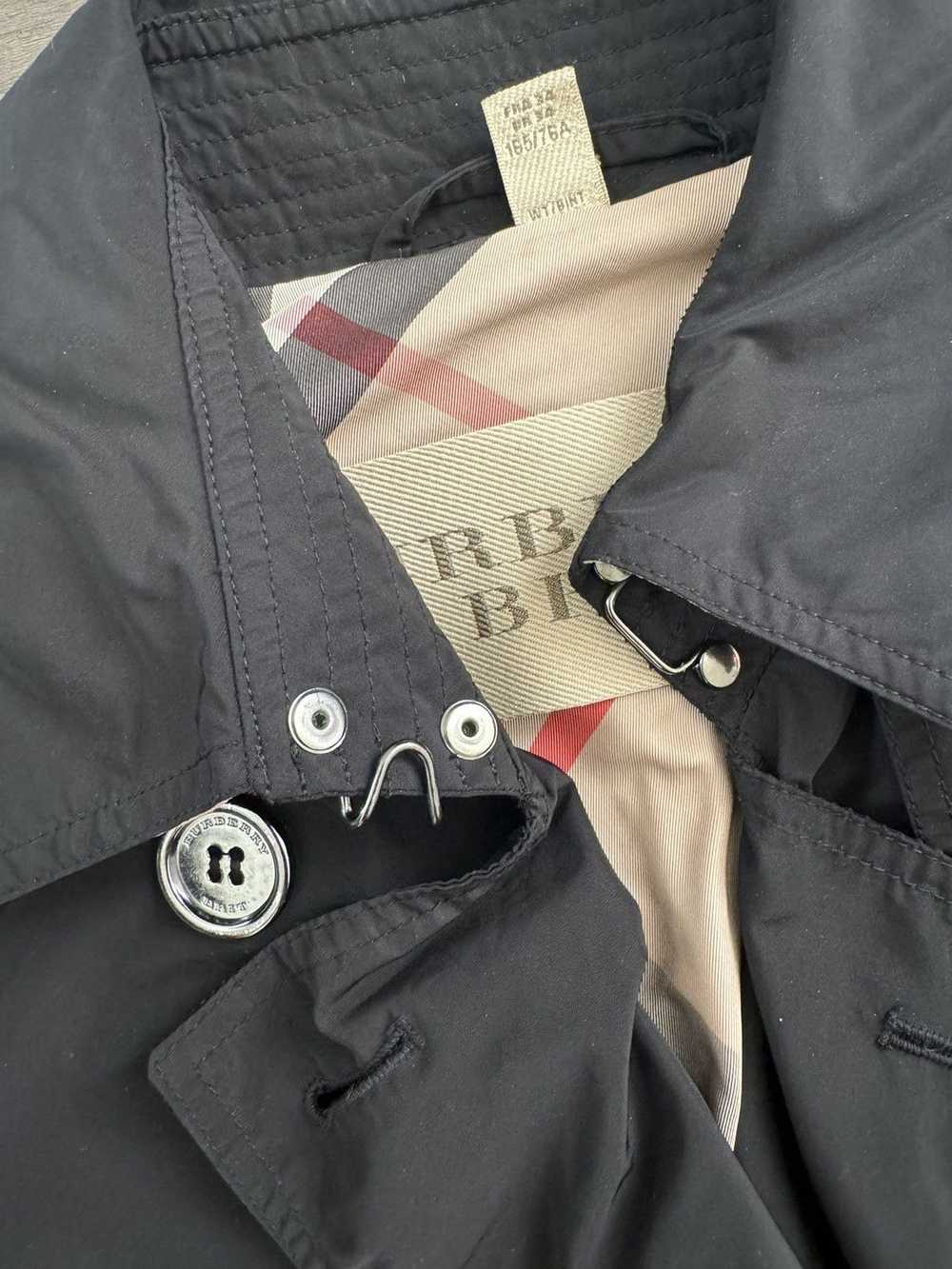 Burberry Burberry Brit Black Trench Coat Jacket W… - image 4