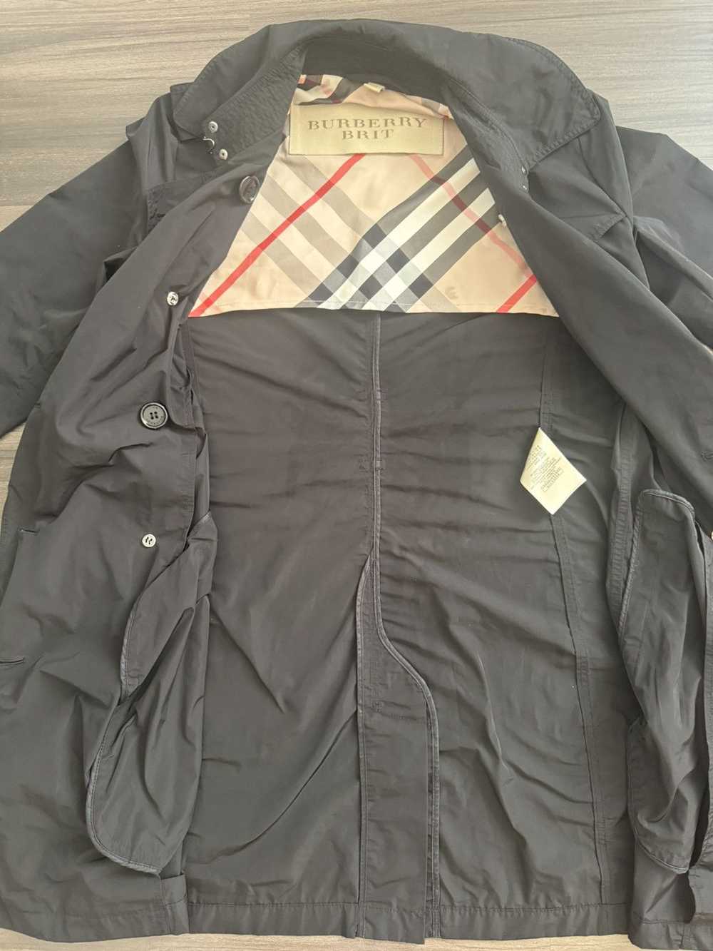 Burberry Burberry Brit Black Trench Coat Jacket W… - image 6