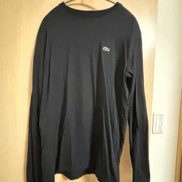 Lacoste long-sleeve black t-shirt.