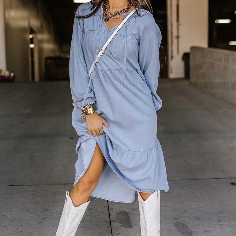 Lilith Chambray Dress - image 1