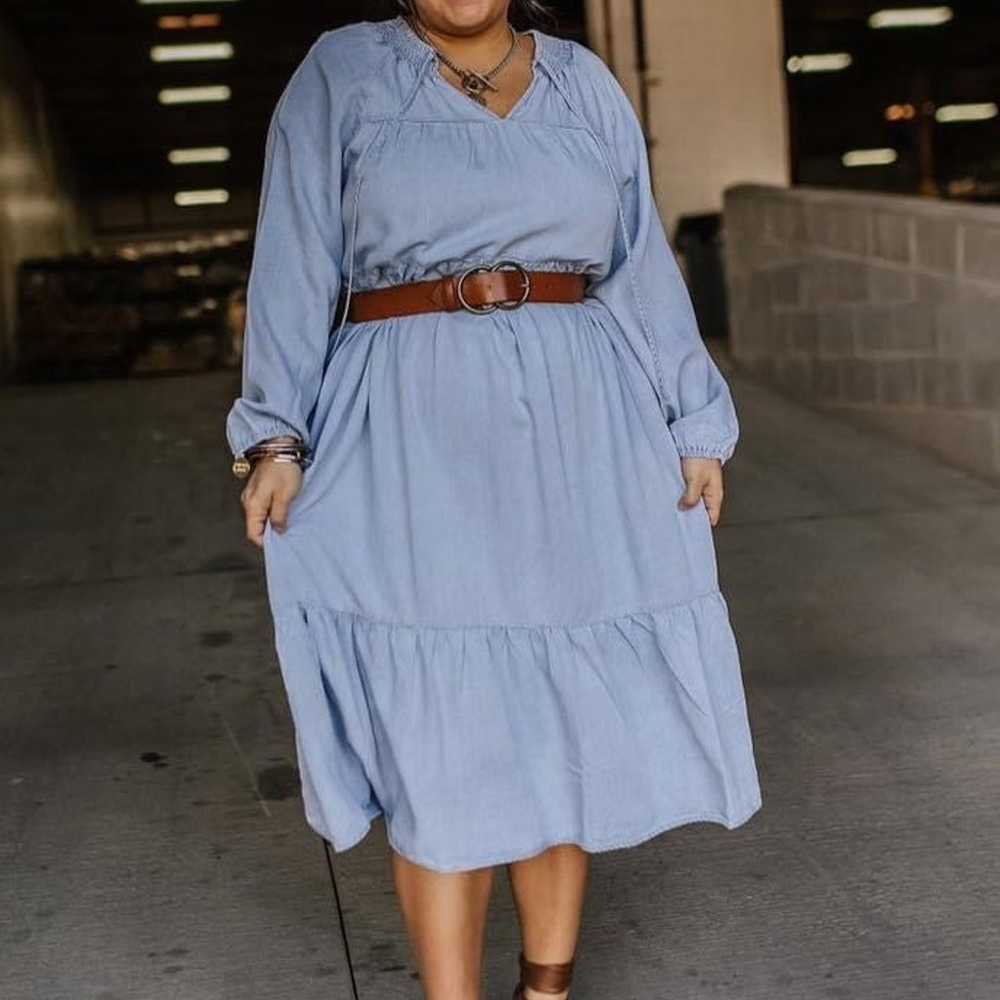 Lilith Chambray Dress - image 2