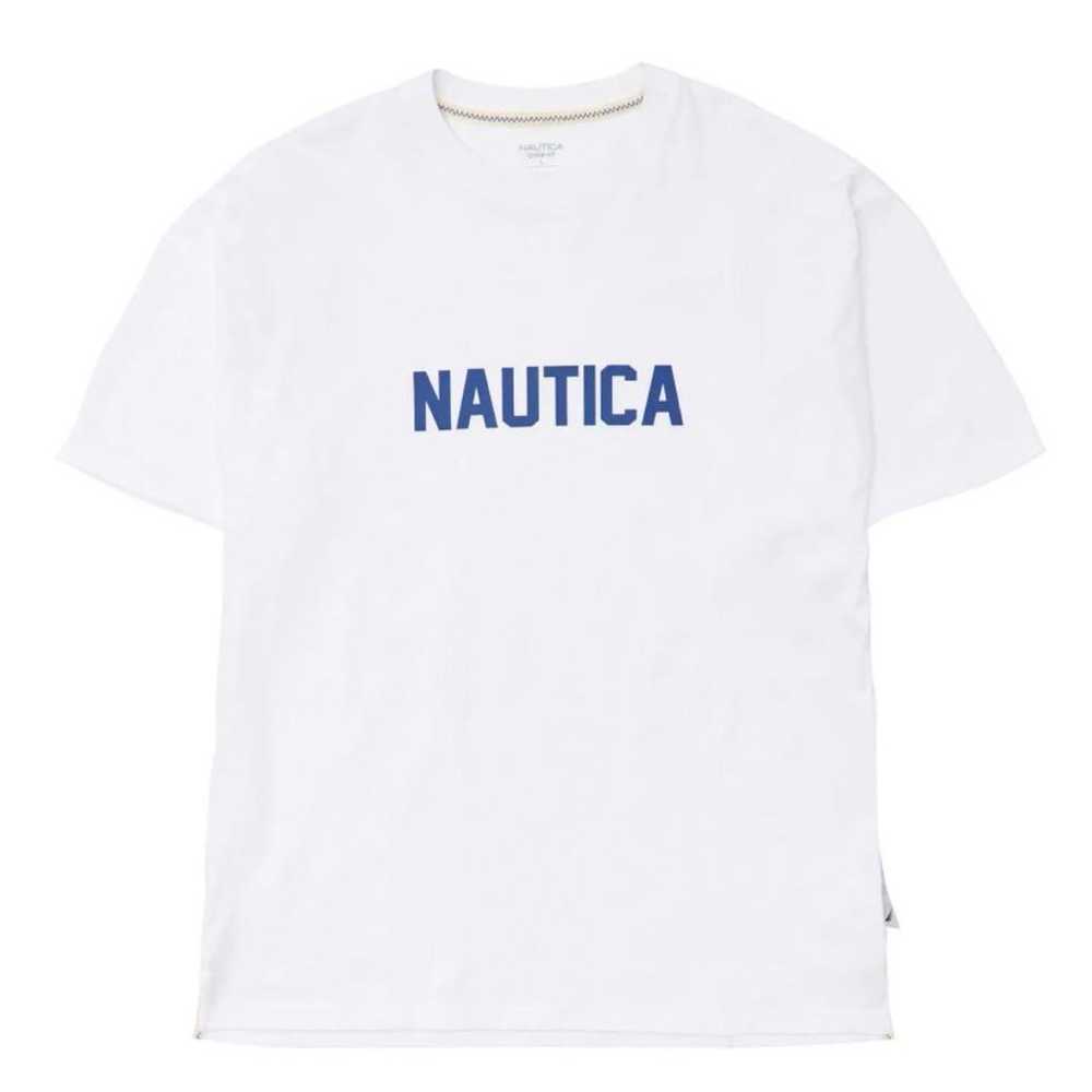 NAUTICA Korean street T-shirt nugu normcore white - image 2