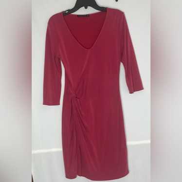 Abercrombie and fitch red fitted mini dress