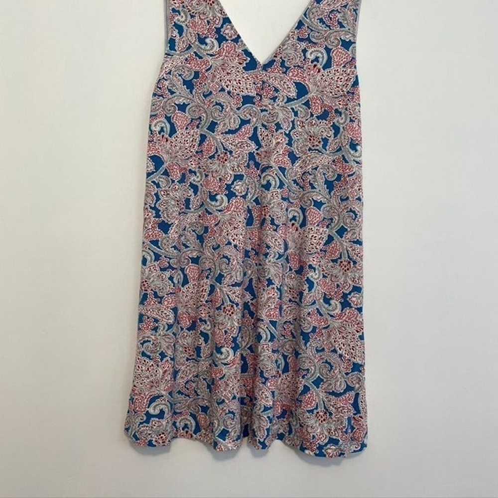 ANN TAYLOR LOFT Double V Sleeveless Swing Dress B… - image 3