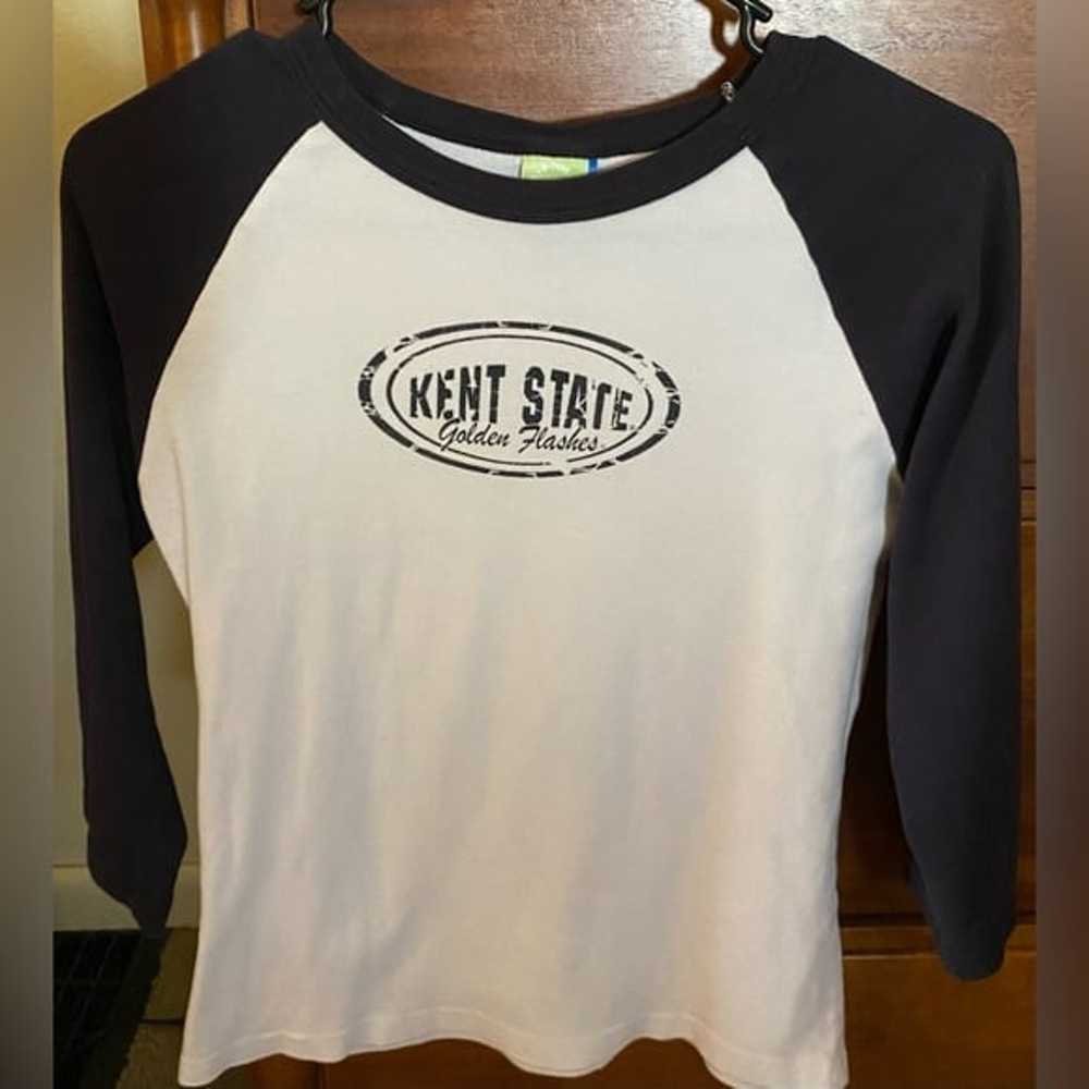 Vintage Kent State Gold Flashes navy baseball shi… - image 1