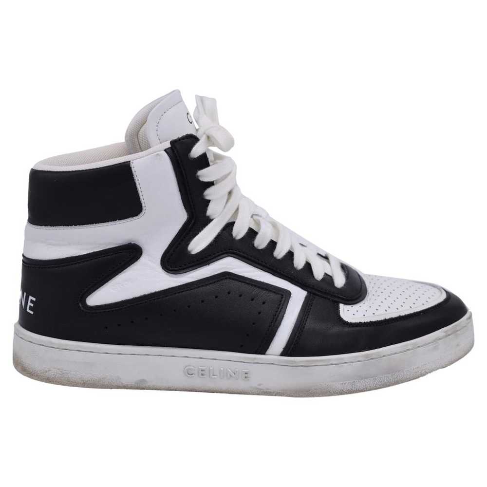 Celine Leather high trainers - image 1