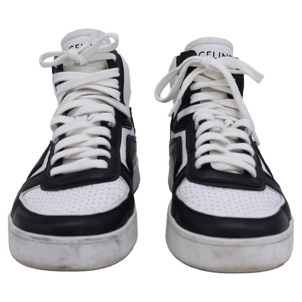 Celine Leather high trainers - image 4