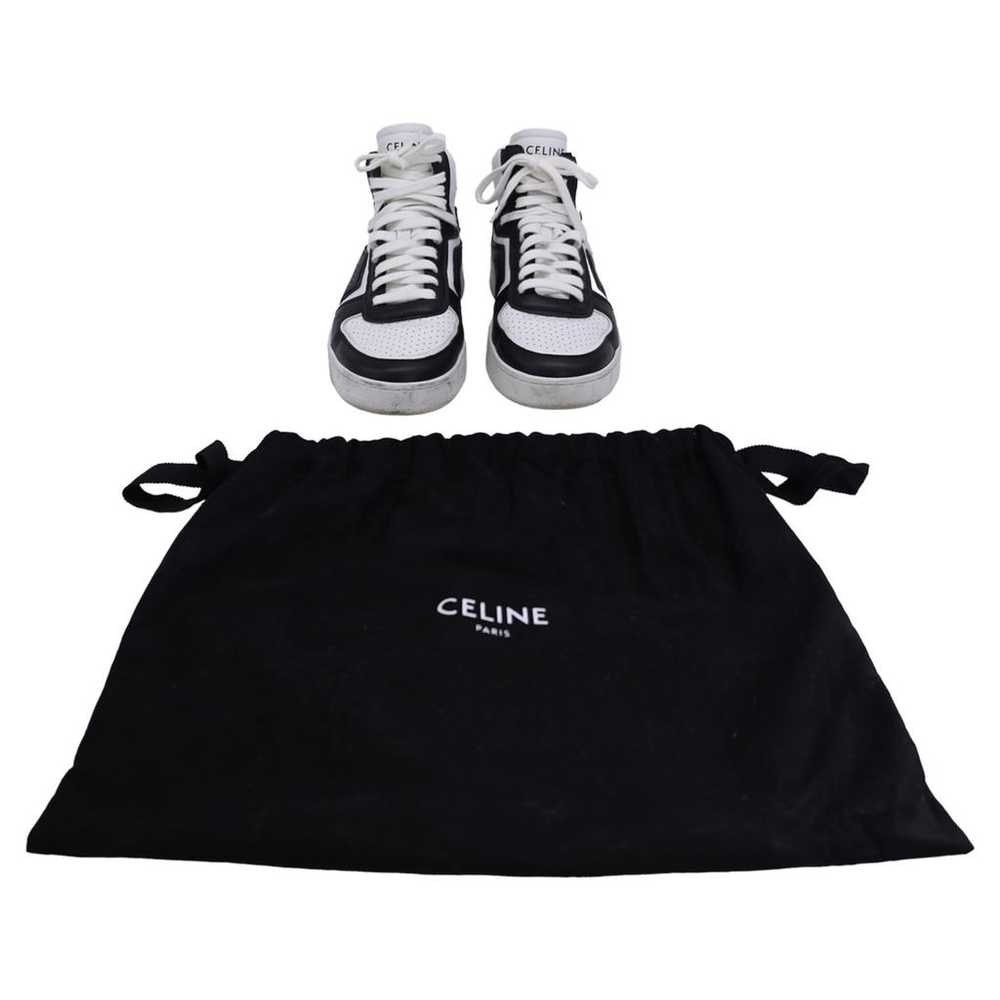 Celine Leather high trainers - image 5