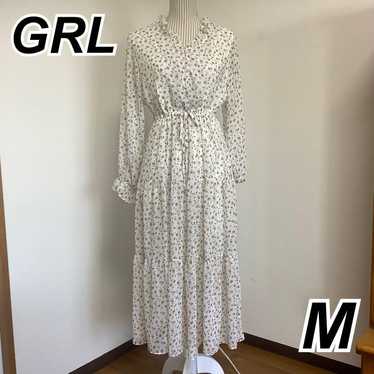 【GRL】Floral Print Long One-piece Dress [Medium Si… - image 1