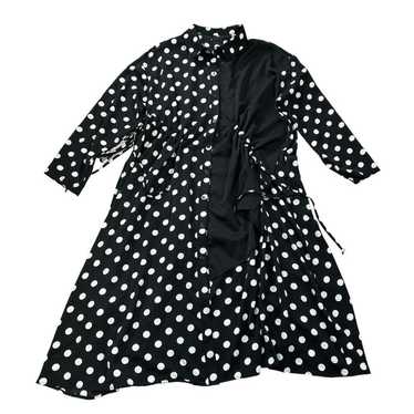 BRILLANTE Asymmetrical Dress Asymmetrical Polka Do