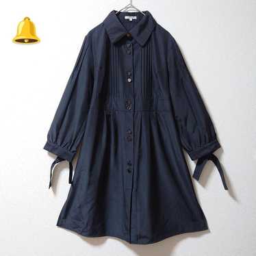 ◎40 TubeChic Shirt Dress Pin Tuck Flare A-Line - image 1