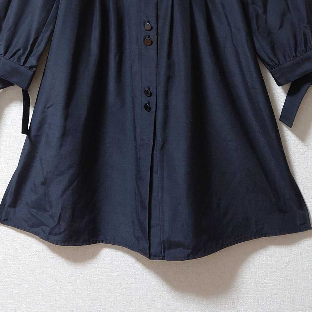 ◎40 TubeChic Shirt Dress Pin Tuck Flare A-Line - image 3