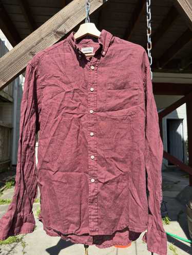 Taylor Stitch Jack in Rust Linen, Sz Large/42