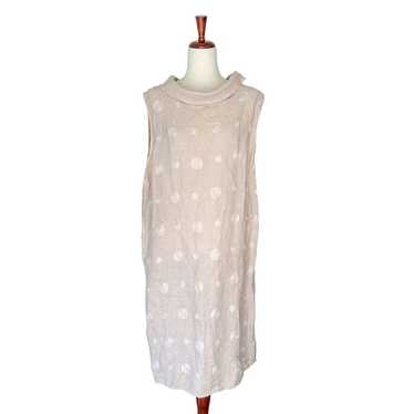 Lungo L'Arno Women's 100% Linen Pastel Pink Dress… - image 1