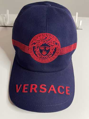 Versace Versace Medusa Logo hat with gold clasp