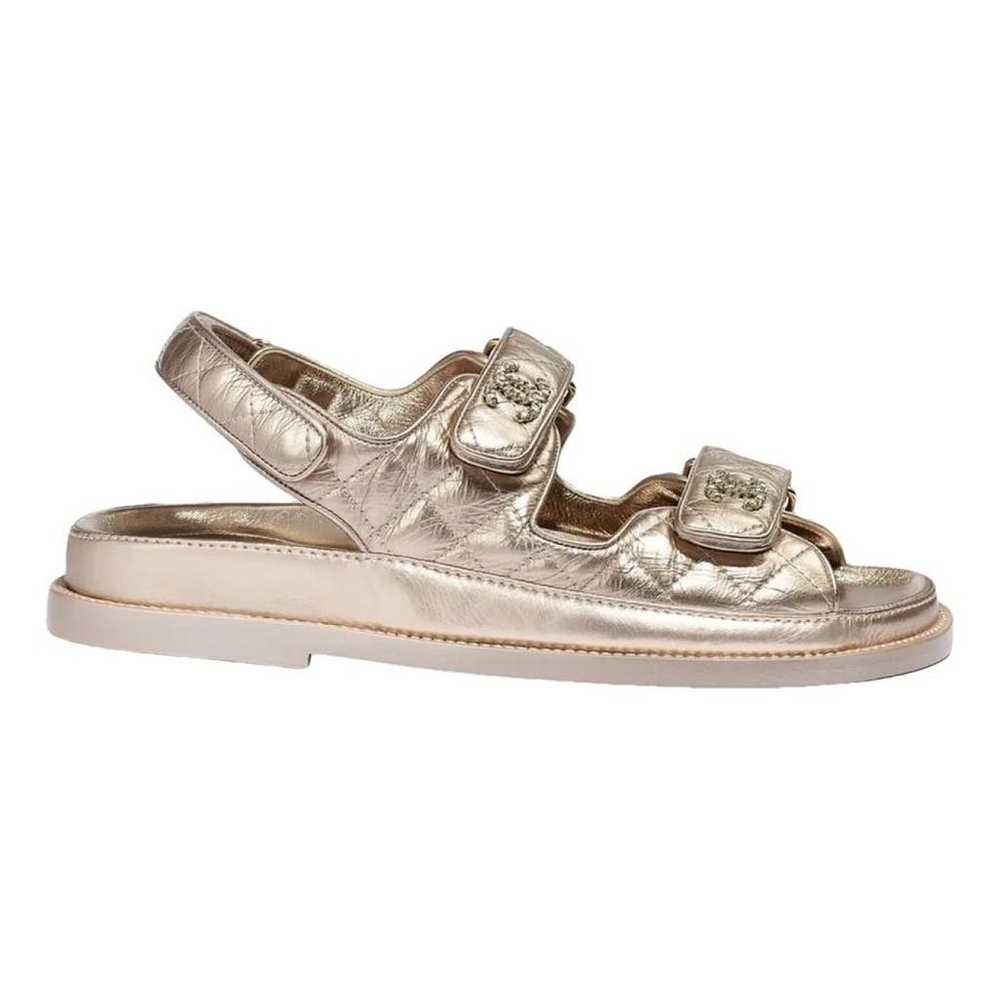 Chanel Dad Sandals leather sandal - image 1