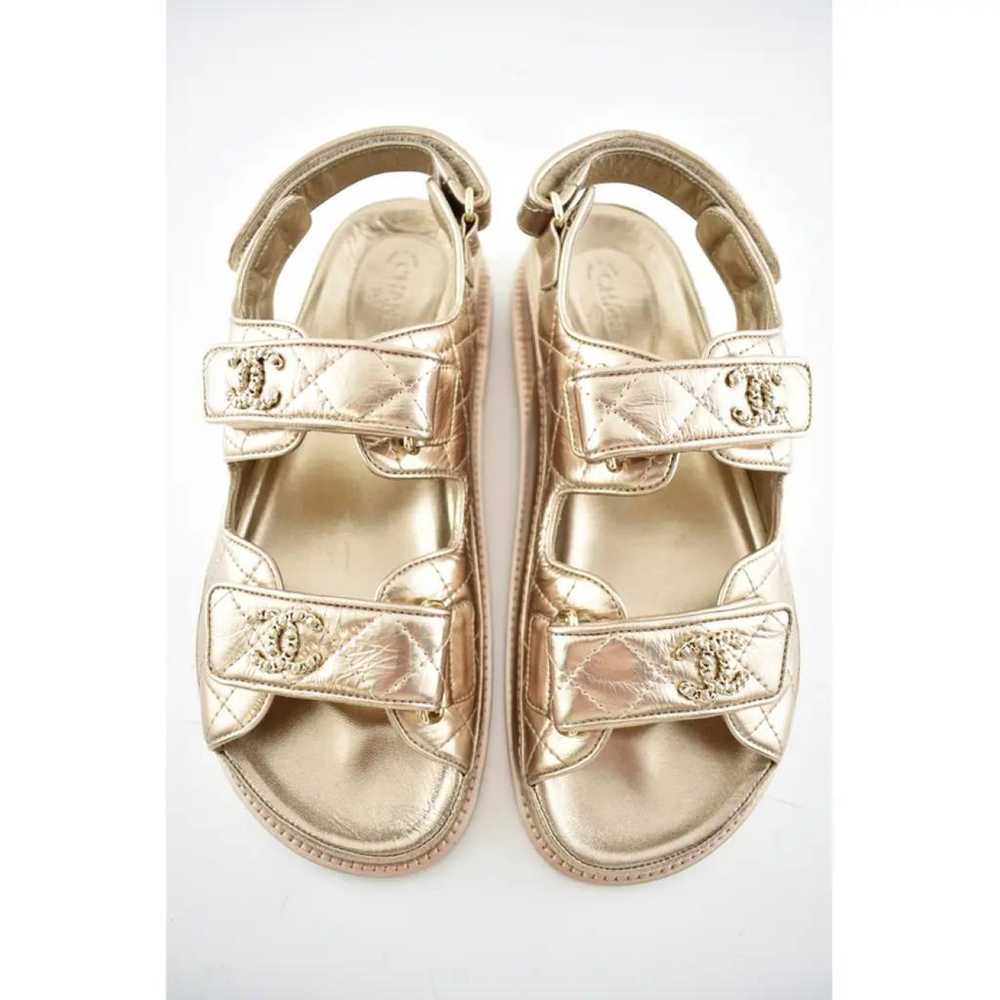 Chanel Dad Sandals leather sandal - image 5