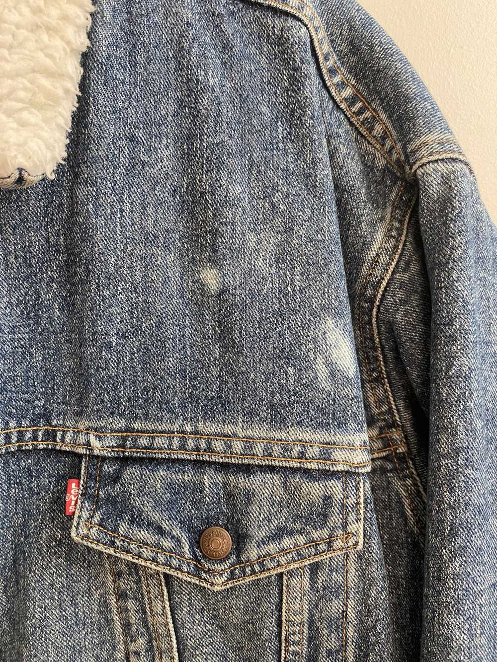 Levi's Vintage Clothing Sherpa Denim Jacket - image 2