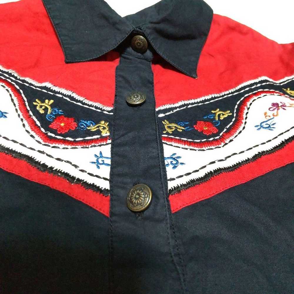 【Vintage】Western Long Sleeve Shirt Msize - image 6