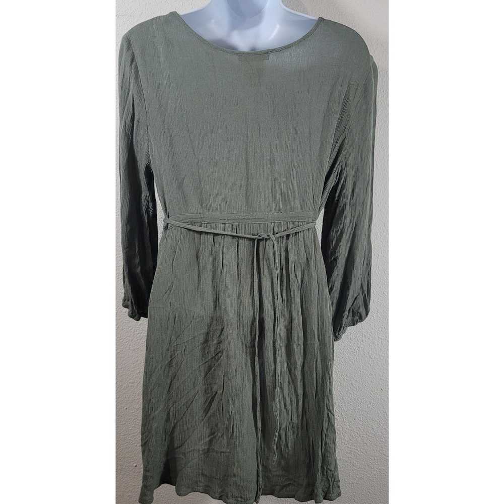 Other Flying Tomato Green Lace Bodice Tunic Top M… - image 3