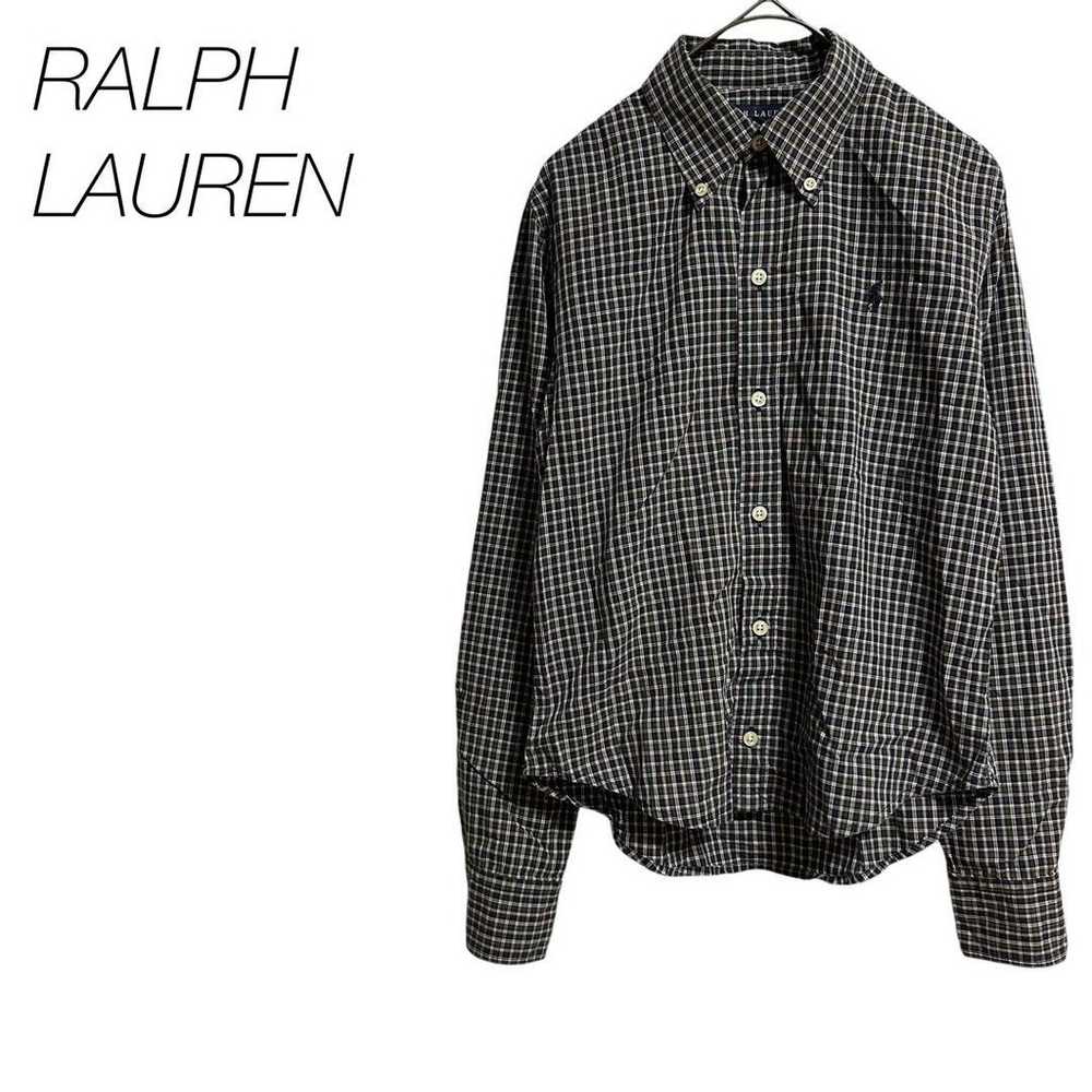 [Ralph Lauren] Checkered shirt, button down, long… - image 1