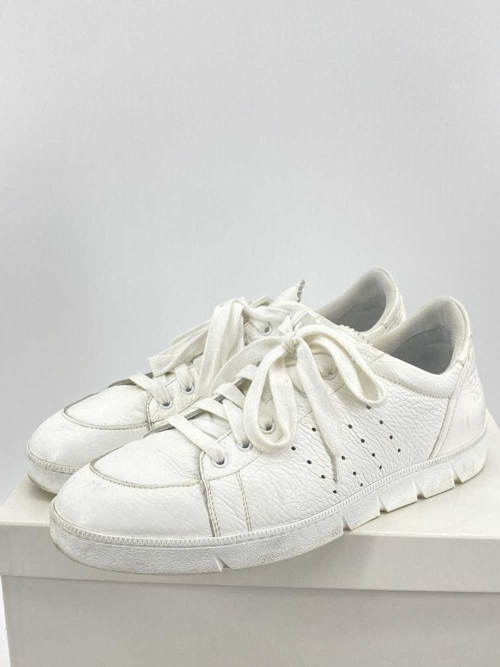 Loewe White Leather Sneakers - image 3