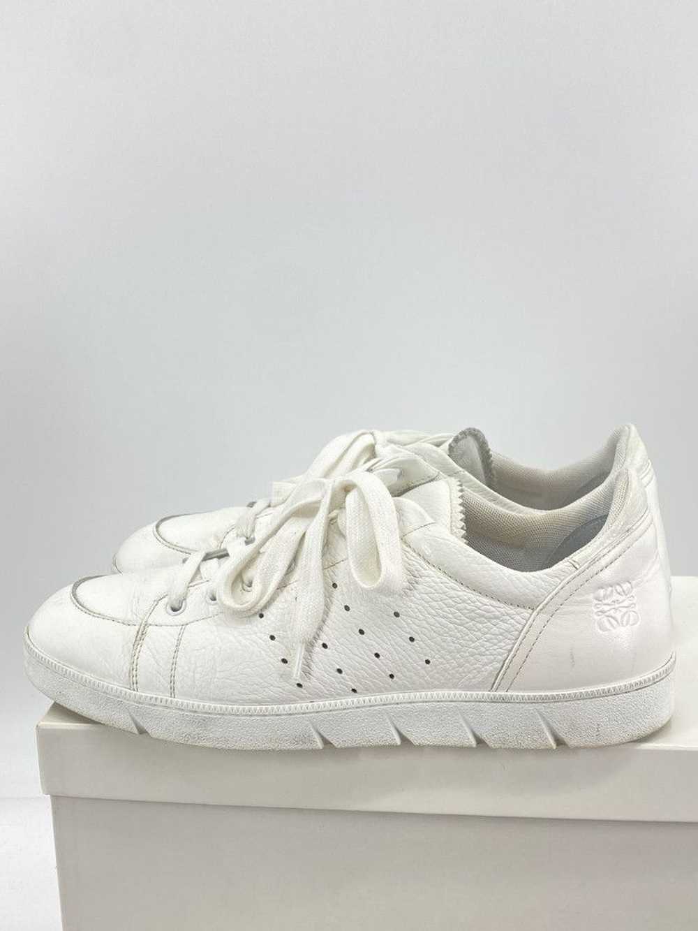 Loewe White Leather Sneakers - image 4